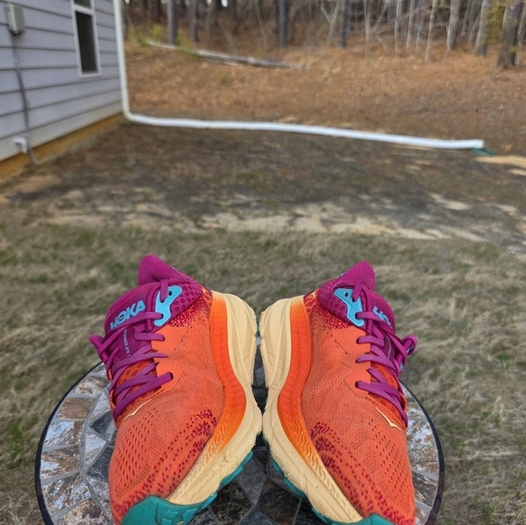 Hoka Challenger ATR 7 1134498 FCJB Flame Cherry Trail Running Shoes Women Sz 9 B - Picture 5 of 10